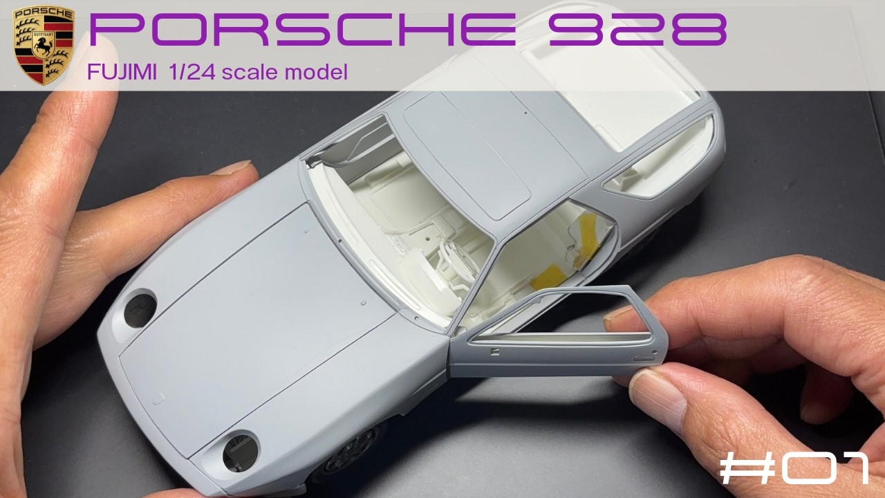 FUJIMI 1/24 Porsche 928: Door-Open Mod & Custom Details! - YouTube