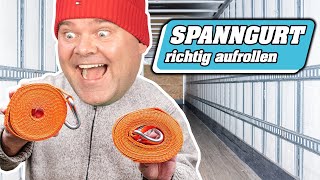 Spanngurt Aufrollen Haken Innen Oder Aussen? Spanngurte Aufwickeln Anleitung Ladungssicherung