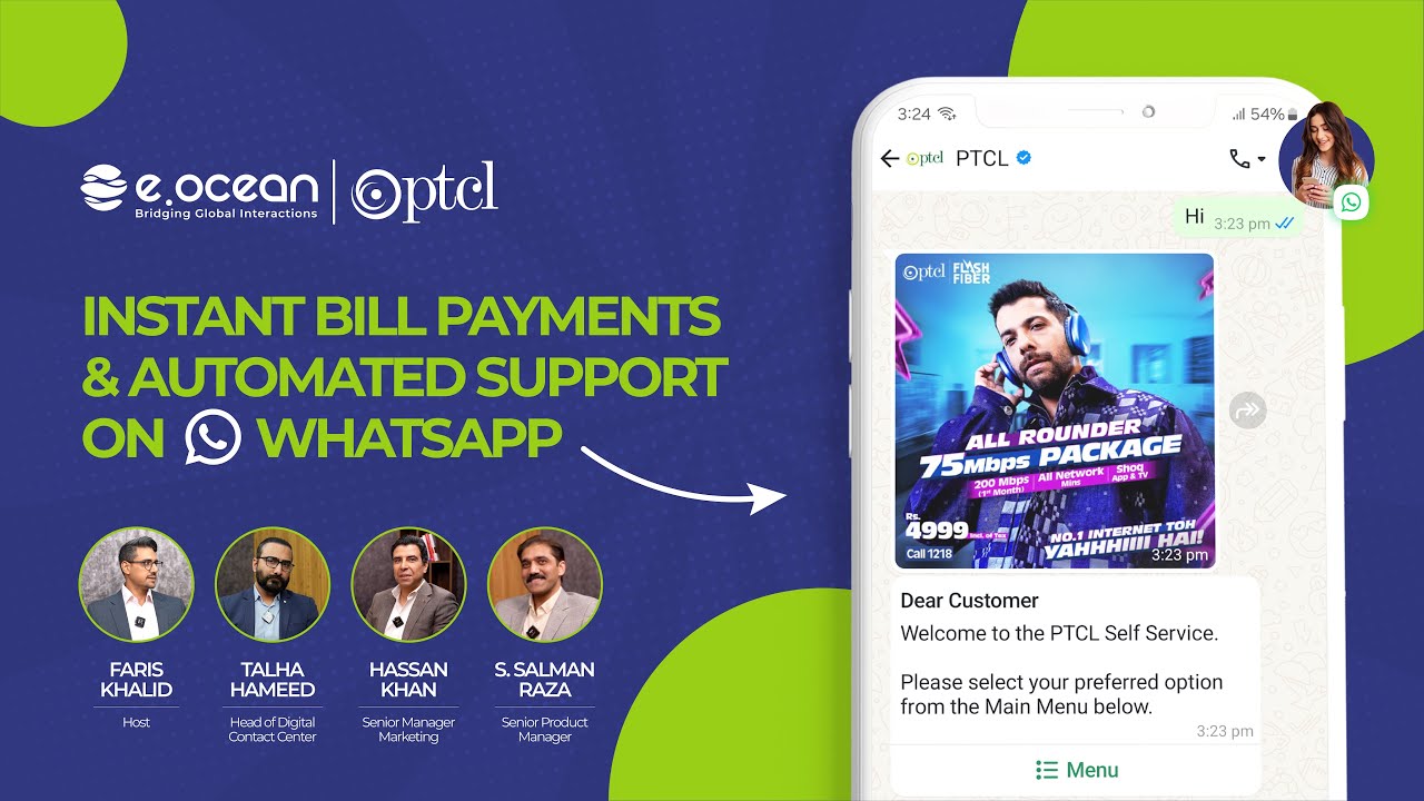 WhatsApp Business API Customer Success Story | PTCL x Eocean