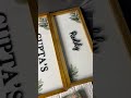 Elegant Wooden Frame Name Plates with Resin and Black Acrylic Fonts | Customised NamePlates