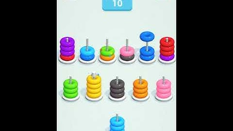 Hoop Sort Puzzle Level 171 - 180 Walkthrough | PuzzleChallenge ✔️