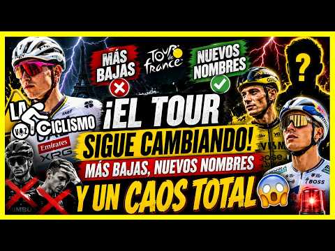 🚨 ¡EL TOUR SIGUE CAMBIANDO! MÁS BAJAS, NUEVOS NOMBRES Y UN CAOS TOTAL 😱🔥 | LA VOZ DEL CICLISMO