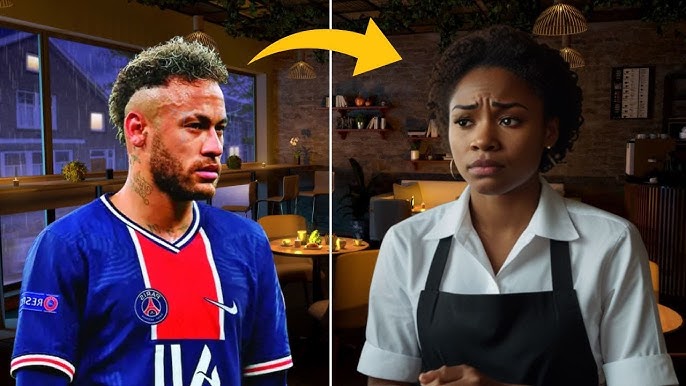 GARÇONETE SERVE NEYMAR, QUANDO VÊ A NOTA DA CONTA ELA COMEÇA A CHORAR DE  EMOÇÃO... - YouTube