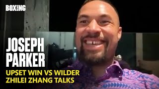 Exclusive: Joseph Parker Reacts To Wilder Win \& Zhang Talks