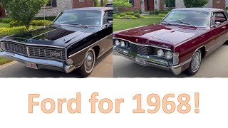 Is this Ford's Best Year?  The 1968 Ford Lineup Was a Masterpiece of Style, Substance & Quality