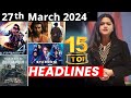 Top 15 big news of bollywood  27th march 2024  ramayana stardom salman khan