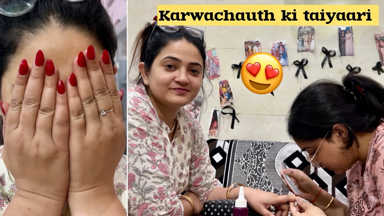 Chinu ne Sibbu ke Nail Extension kiye💅🏻❤️