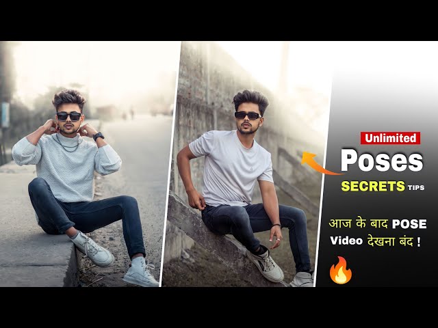 Road पर Live trending photoshoot pose | How to pose on road | Road  Photography tips and tricks - YouTube