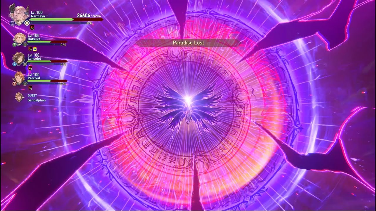 Granblue Fantasy Relink - Lucilius x Sandalphon Paradise Lost Scene