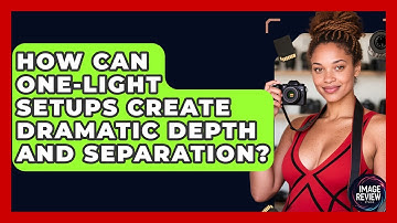 How Can One-light Setups Create Dramatic Depth And Separation? - Image Review Studio