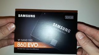 860 EVO SSD 2.5 inch MZ-76E500BW - YouTube