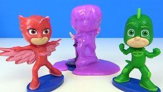 Pjamaskeliler çizgi film oyuncağı Ay kızı slime tuzağında Pijamaskelilerin intikamı Romeo kurtarıyor