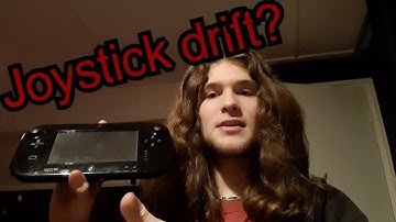 How to fix analog stick drift on a Wii U gamepad?