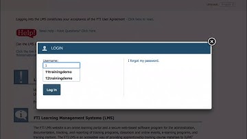 iFTI LMS - How do I login?