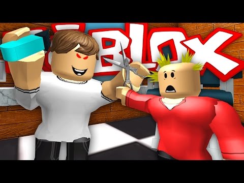 The Deadly Haircut Escape The Barber Roblox Youtube - roblox escape the evil barber shop amy rages with salems