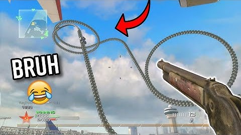 A Hacker Made A Roller Coaster In MW2... (Single Model Nuke)