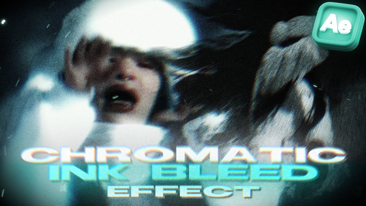 UNIQUE CHROMATIC INK BLEED EFFECT in After Effects. (Check Description ...