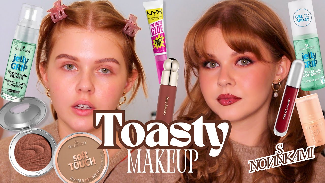 TOASTY MAKEUP S NOVINKAMI 🍁🍂 | Essence, NYX cosmetics, r.e.m. beauty ✨