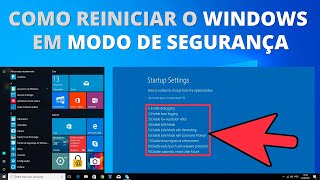 Tutorial  Aprenda A Iniciar O Windows 10 Em Modo De Segurana