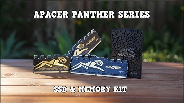 Apacer Panther Series DDR4 Memory Modules & AS330 480gb SSD Unboxing - Review - Overview