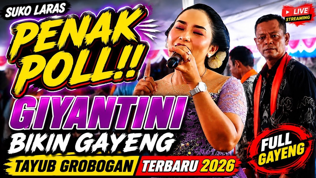 🔥 GIYANTINI BIKIN GAYENG!! TAYUB GROBOGAN SUKO LARAS PALING PENAK POLL 2026