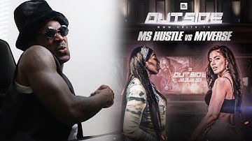 MS HUSTLE VS MYVERSE😳 This Got VERY NASTY😮 SMACK/URLTV #Outside Rap Battle - REACTION