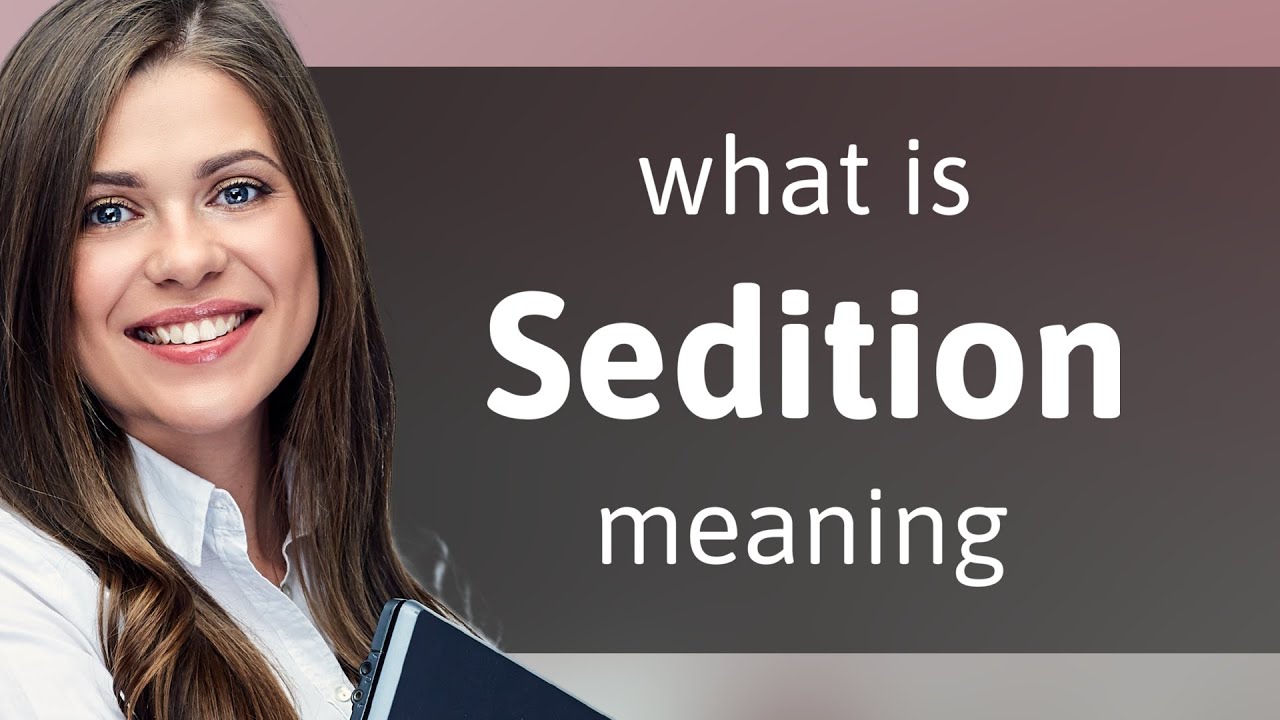 Sedition • definition of SEDITION
