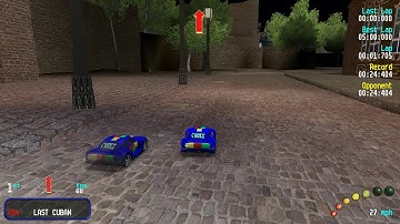 Re-Volt Custom Track Destructed City x1.2 (2019) by kallelay and ayumu, Time Trial Laps