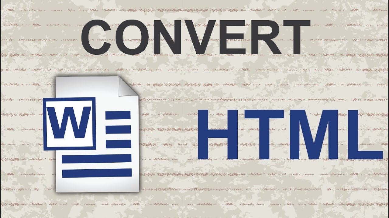 word to html converter