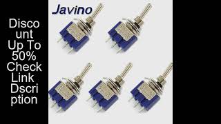5/100/200Pcs AC ON-ON SPDT 2 Position Latching Toggle Switch 6A 125V