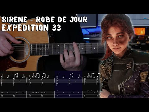 Sirène - Robe de jour - Clair Obscur: Expedition 33 - Fingerstyle Guitar Tutorial + TAB
