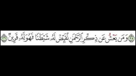 سورة الزخرف الآية 36
