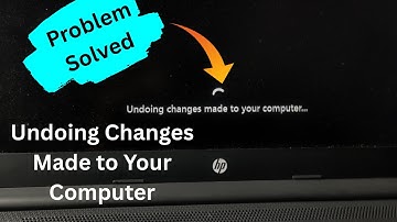 Fix : undoing changes made to your computer windows 11 /10