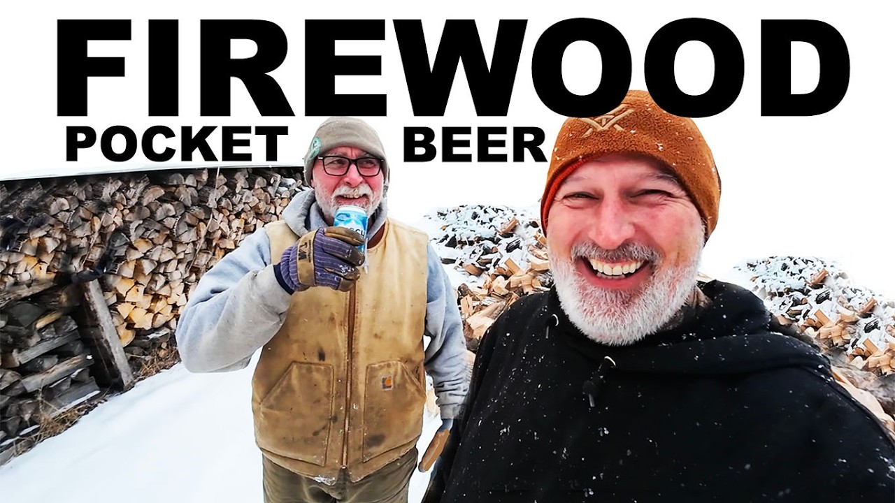 BROTHERS MAKING FIREWOOD WORKING TOGETHER!