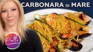 Spaghetti alla Carbonara di Mare - Ricetta di Flavia Diamante