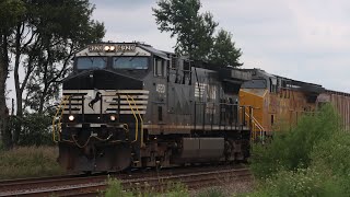 NS 4920 Leads UP UENUBL On the UP Clinton Subdivision (August 16th, 2026)