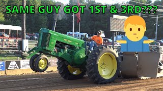 Farm Tractor Pulls, 7500 Pound Farm Tractor Pulling, Farm Stock Tractor Pull  At Schuylkill County