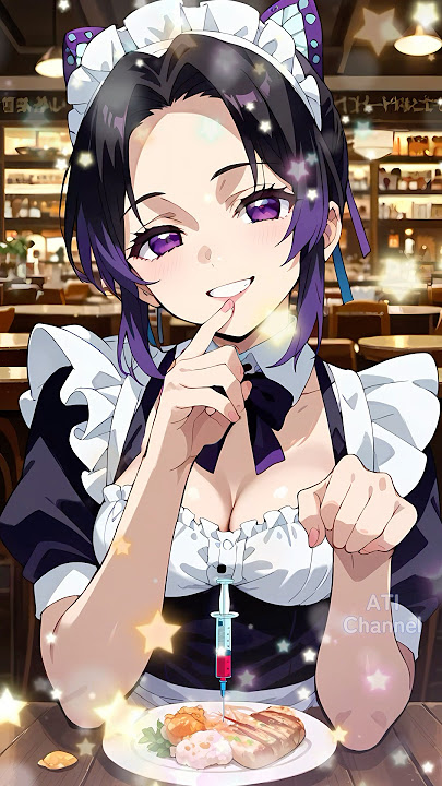 Nezuko and her friends dressed as maids#DemonSlayer#Nendoloid#Stop motion#Kanao#nezuko#shinobu