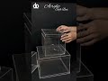 ✨ Premium Clear Acrylic Box ✨#AcrylicBox #ClearBox #GiftPackaging #TransparentBox