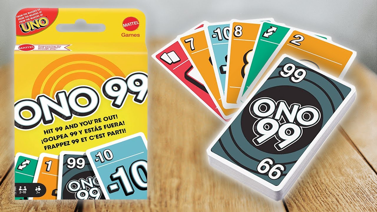 ONO 99 - Spielregeln TV (Spielanleitung Deutsch) - UNO 99 MATTEL