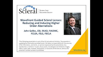 Wavefront Guided Scleral Lenses: Reducing and Inducing Higher Order Abberations