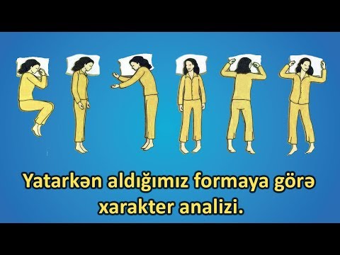 İnsanların Yatarkən aldıqları formaya görə \