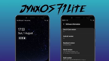 JynxOS 71Lite For Samsung Exynos 7870 Devices | Android 10