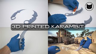 CS:GO Karambit Knife 3D Printed + CGI by Mr Goodcat 577 views 2 years ago 1 minute, 57 seconds