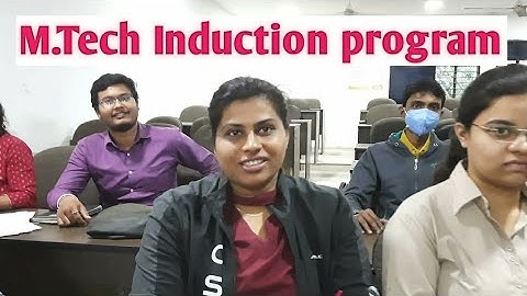 M.Tech induction program || Students induction of M. Tech || M. Tech induction