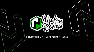 Neo News: Week in Review – November 27 – December 3