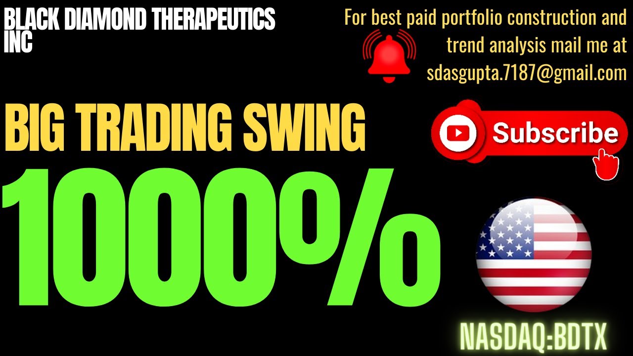 BDTX STOCK NEWS | BLACK DIAMOND THERAPEUTICS INC BIG TRADING SWING ...