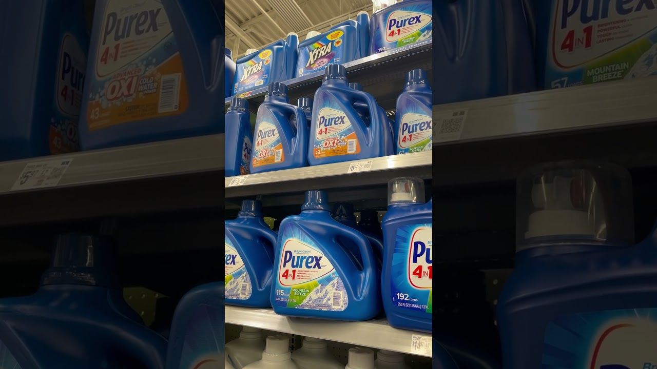 $3.17 for Purex laundry detergent at Walmart 