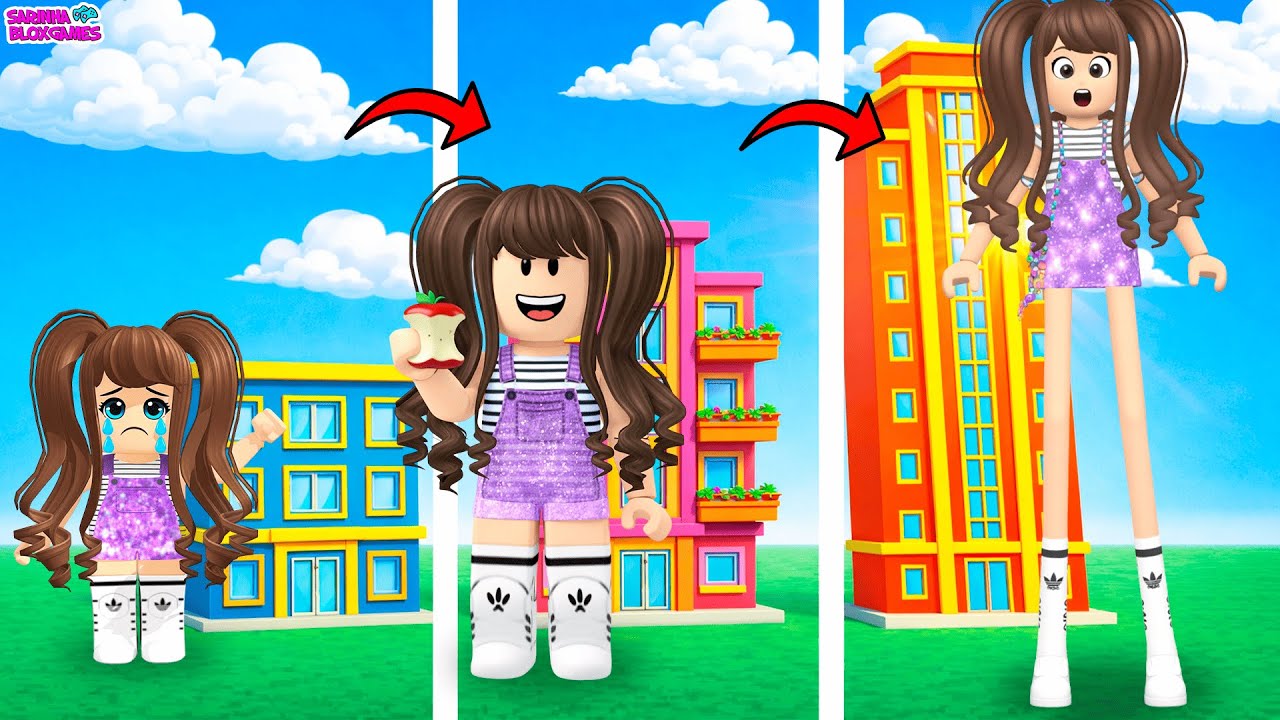 FIQUE ALTO COMENDO FRUTAS E CAIA - ROBLOX