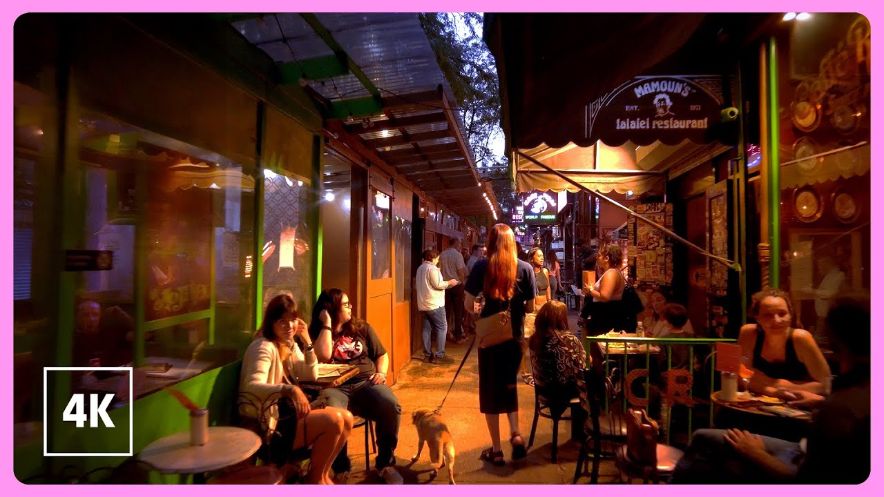 New York, Amerika Serikat | Nightlife | Jelajah Kota Sore 4K